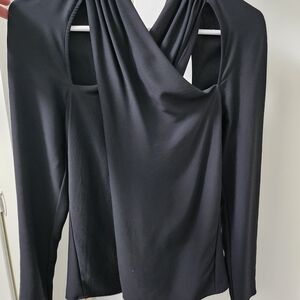 Express Open Back Crisscross Blouse